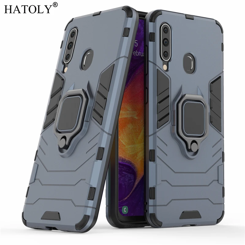 HATOLY For Samsung Galaxy A60 Case SM-A606f Cover Magnetic Suction Ring Bracket Cases Silicone Hard Armor Cover for Samsung A60 HATOLY For Samsung Galaxy A60 Case SM-A606f Cover Magnetic Suction Ring Bracket Cases Silicone Hard Armor Cover for Samsung A60