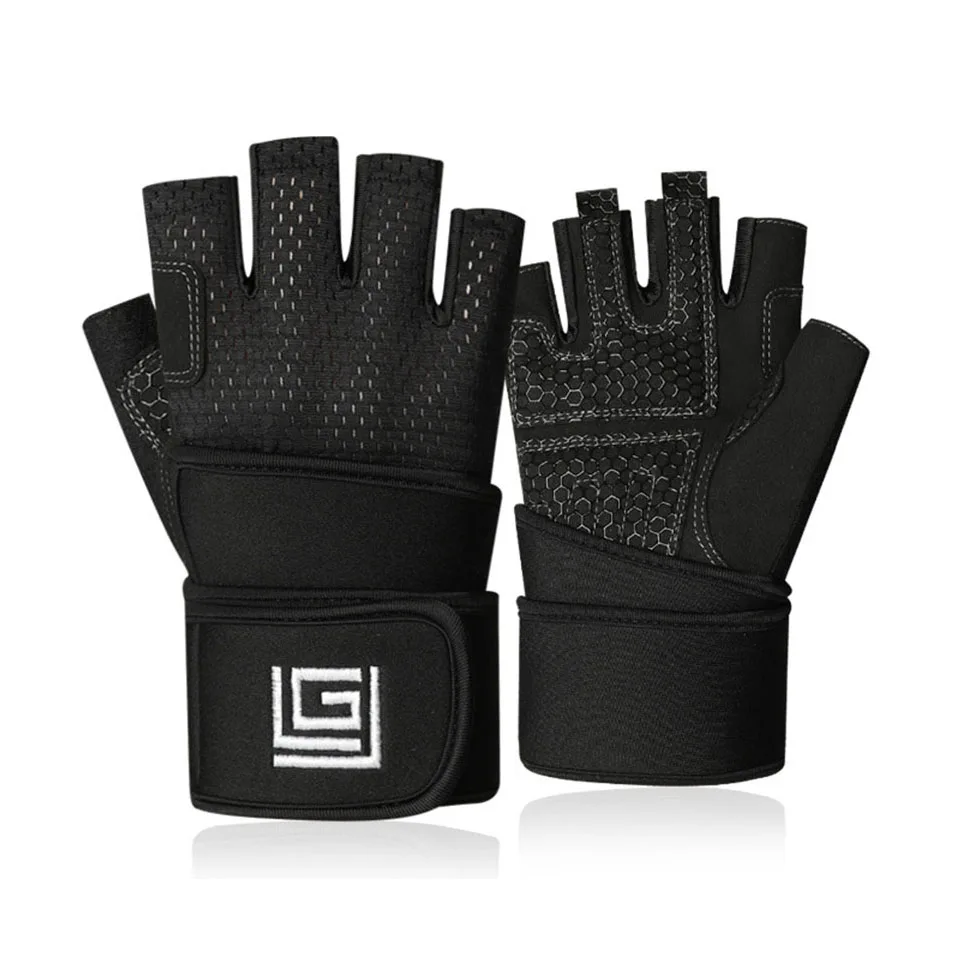 Sports Gym Gloves Heavyweight Exercise Weight Lifting Gloves Dumbbell Body Building Training Fitness Gloves