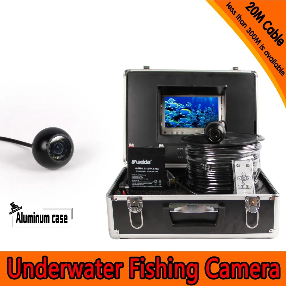 Dome Shape Underwater Fishing Camera Kit with