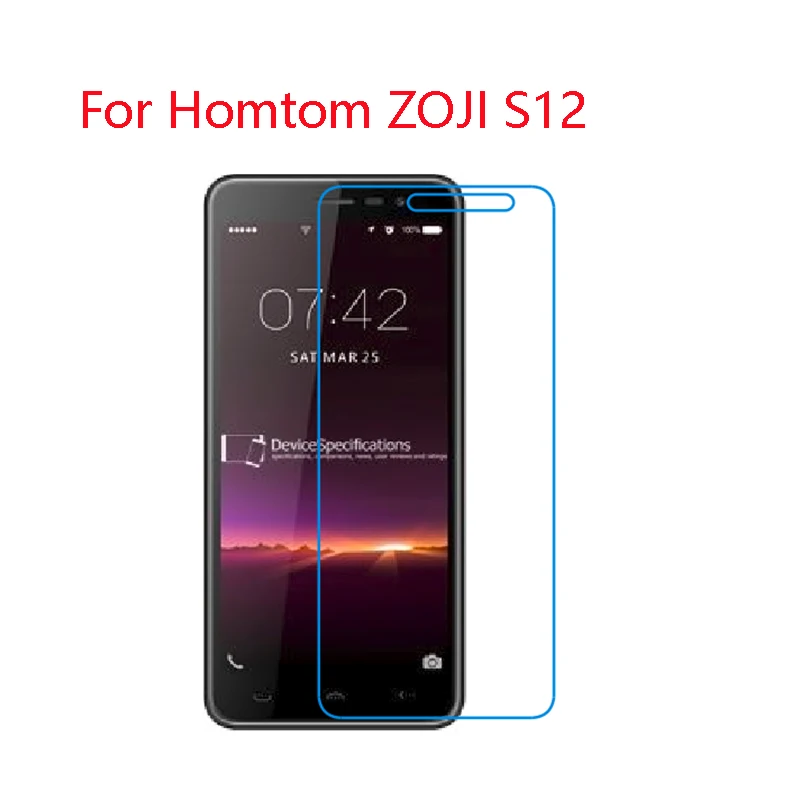 

(2-Pack) 9H flexible glass screen protector For HomTom ZOJI S12,Z9,11,8,33,S99i,HT70,26,16,10,8,6,3