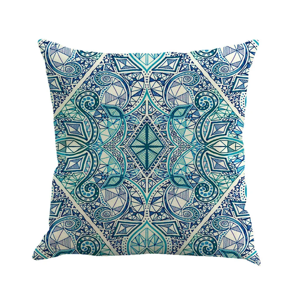 

Gajjar Pillow Case 45*45 Geometry Painting Linen Throw Pillow Case geometric Dropshipping support pillows for neck