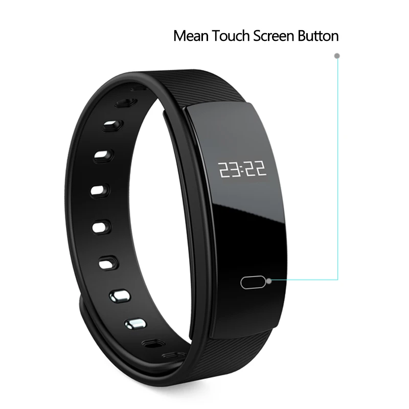 QS80 Bluetooth умный Браслет фитнес трекер трекеры кровяное давление шагомер