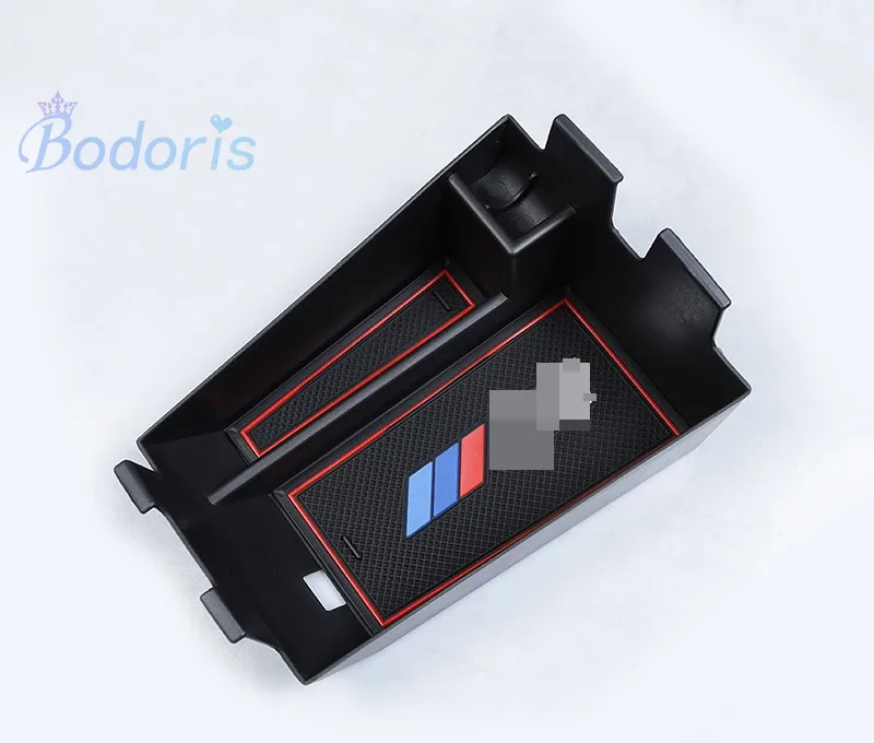 

Car Styling Car Organizer Central Armrest Glove Storage Box Container For For BMW 2019 X5 G05 40i Accessories