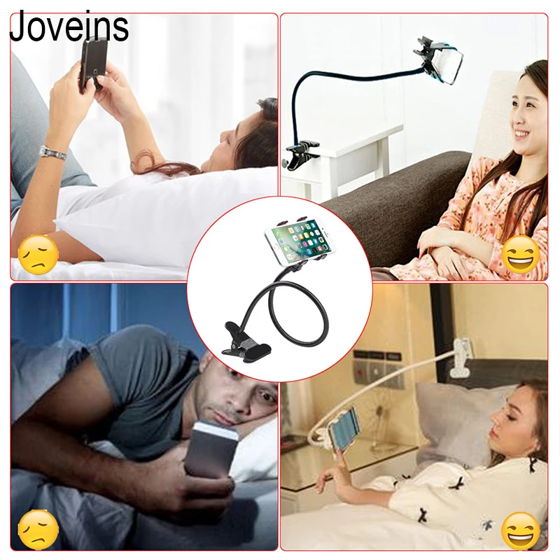 JOVEINS металлический гибкий держатель для телефона, подвесной ленивый кронштейн, кровать, 360 градусов, держатель для смартфона, подставка для iPhone, Xiaomi, huawei