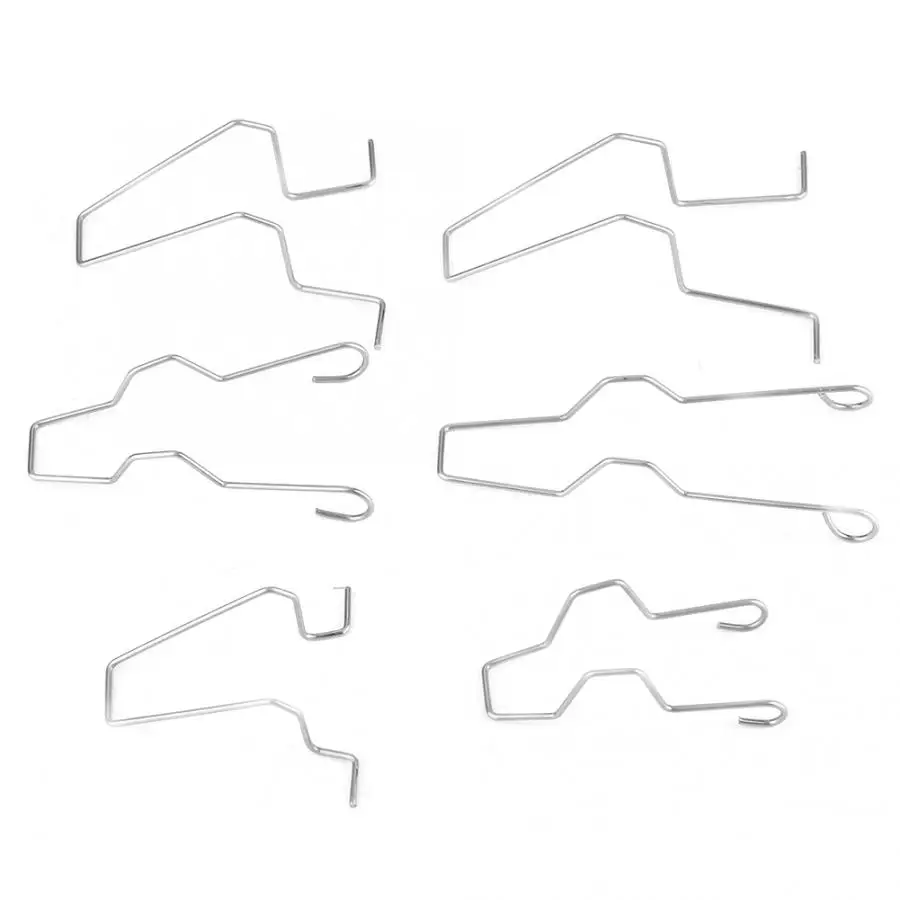 

6pcs Headlamp Headlight Dip Dipped Beam Head Lamp Bulb Retaining Spring Clip Clamp for H1 H3 H4 H7 Steel 5ZHSFULLKIT