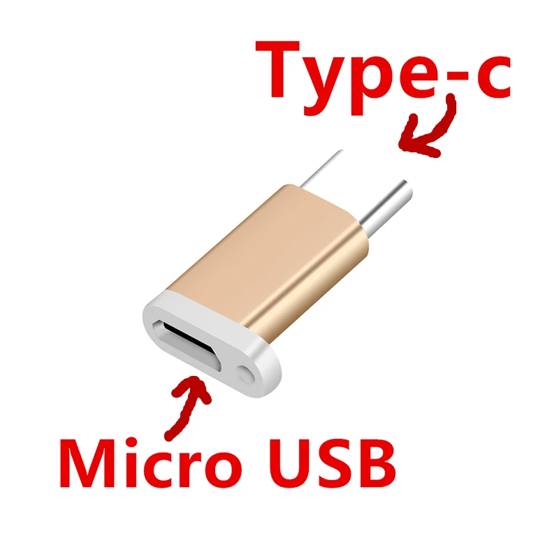 

FFFAS Type-c Cable Adapter Key Ring Cellphone Jak Micro To Type C Small Converter for Macbook Xiaomi 6 Huawei P10 Samsung Letv