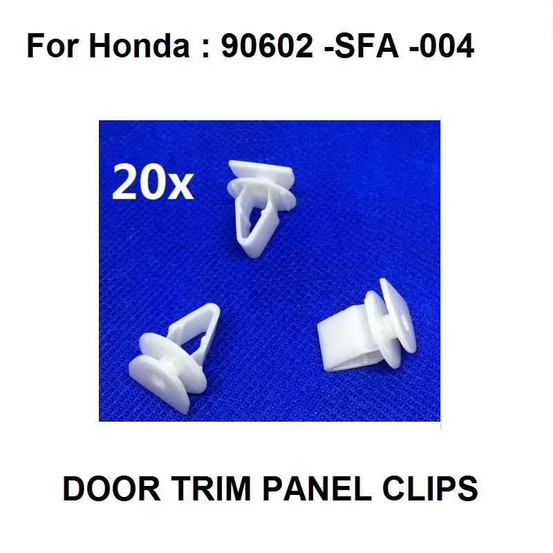 

20x WINDSCREEN COWL BRACKETS, Luke Panel Clips - For Honda Civic, CRV 90602 -SFA -004