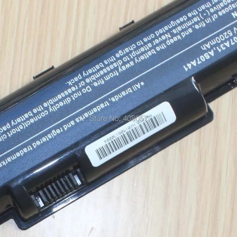 Аккумулятор для ноутбука Acer Aspire 5200 5536 5542 5737Z 5735G 5738 5740 AS07A51 AS07A71 AS07A31 4935 мАч|battery