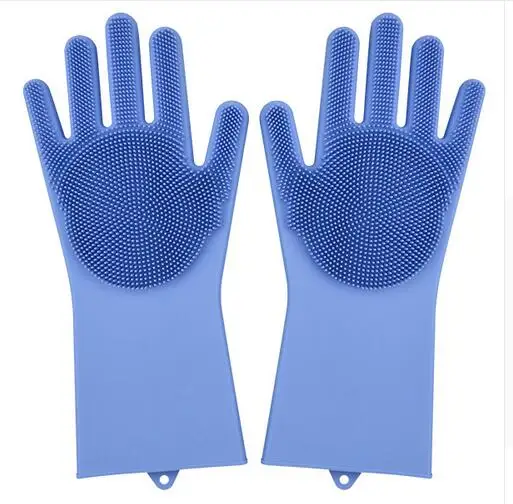 Перчатки волшебные силиконовые перчатки для мытья посуды кухонные аксессуары перчатки для мытья посуды бытовые инструменты для чистки автомобиля щетка для домашних животных
