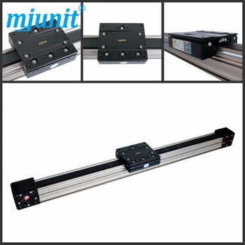 

Mjunit MJ60 Carriage Belt Driven Actuator Linear Rails Customized Length Belt Drive Linear Guide Rail
