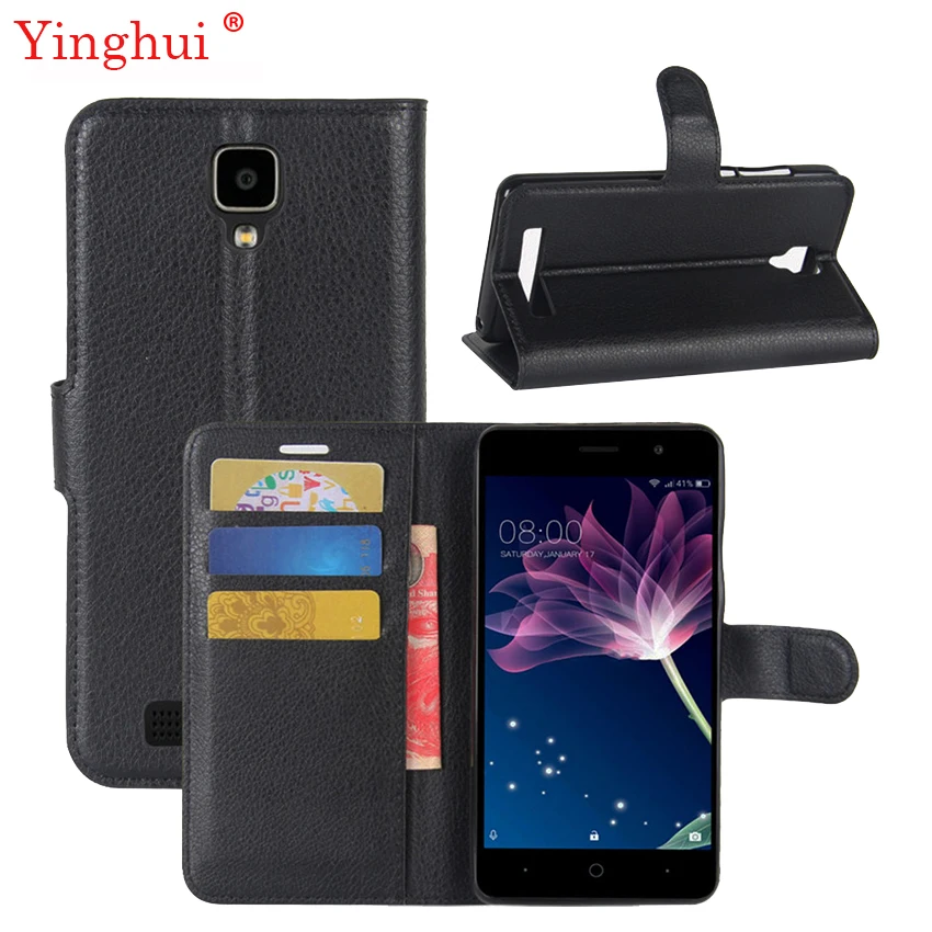 Чехол Для Doogee X10 высокое качество кожаный флип чехол для телефона Стильный