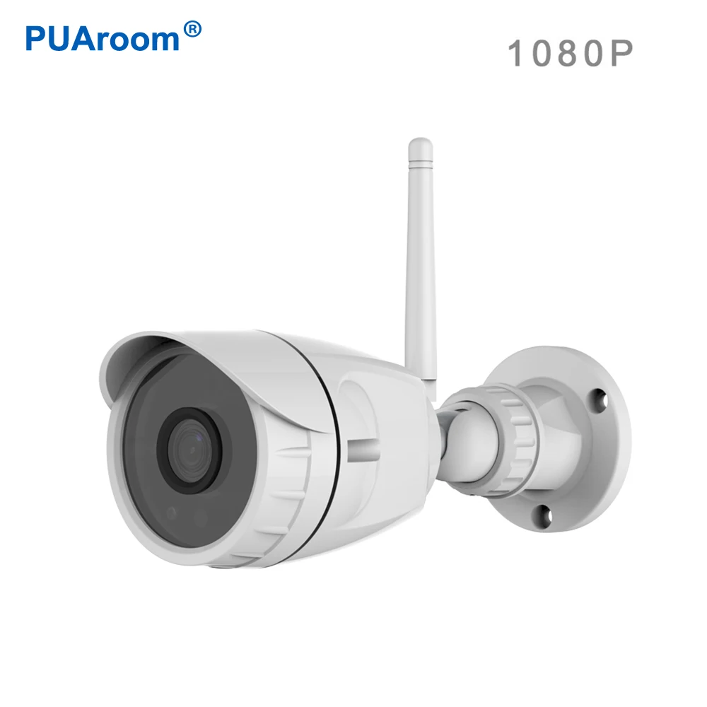 PUAroom IR Cut CCTV Bullet IP камера наружная 1080P Водонепроницаемая IP66 видеонаблюдения