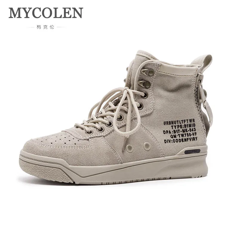 

MYCOLEN The new listing Women's Winter Cozy Chelsea Boots Lace Up Bean paste Boots Luxury Brand Top Fashion Ankle Boots 2019
