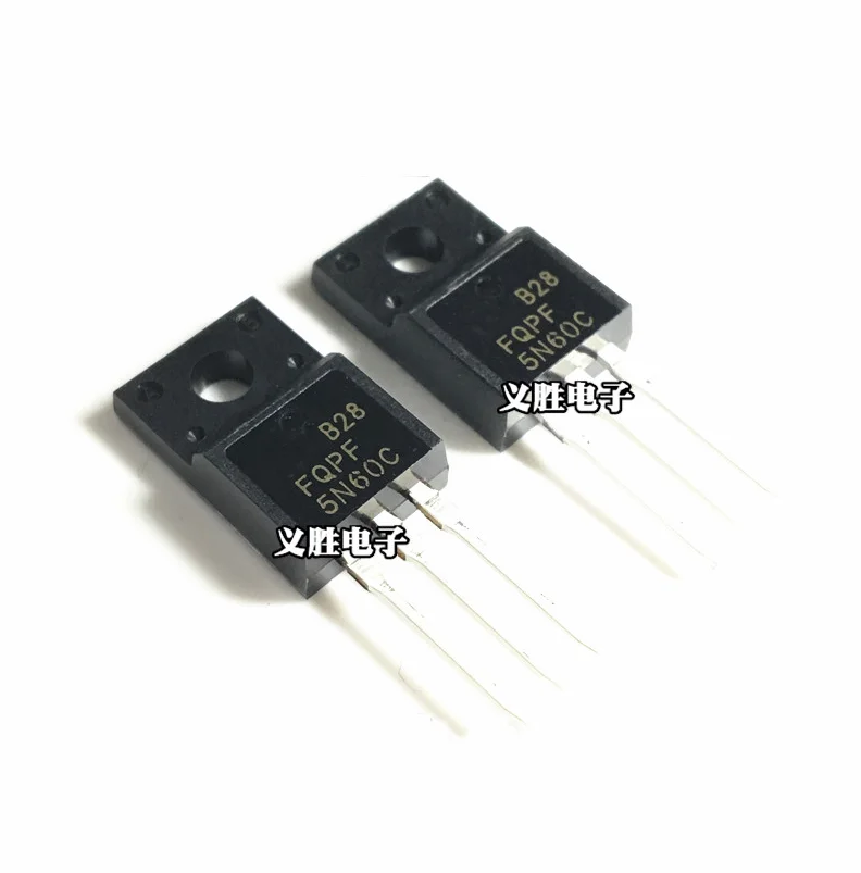 

10PCS FQPF5N60C TO-220 FQPF5N60 5N60C 5N60 TO220 new 5A600V MOS FET