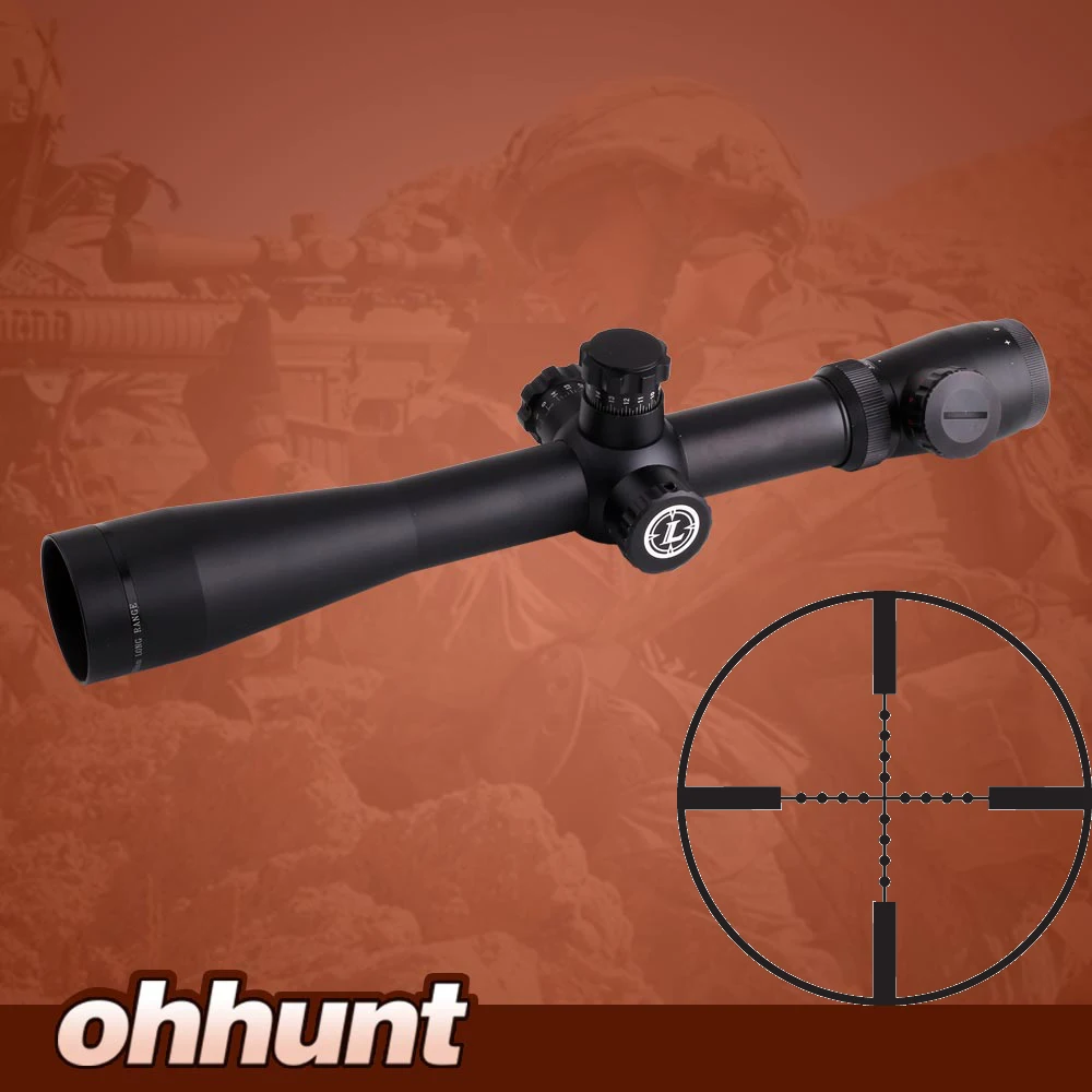 Leupold Rifle Scope Mark 3 5 10X40 M1 Hunting Riflescope Mil Dot Red Green Illuminated Top
