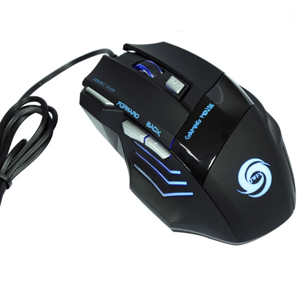 Computer Maus 6 Tasten PC Kabelgebunden USB Gaming Gamer LED RGB