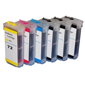 

Refillable ink cartridge replacement for hp72 C9403 for Designjet T1200/T1200ps/T1100/T1100ps/T610/T610PS/T770/T770PS Full ink