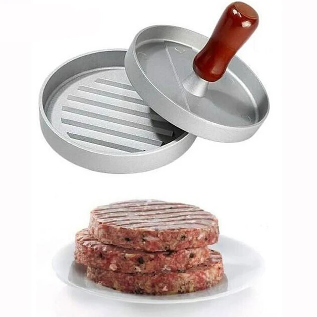 Metal Hamburger Meat Patty Cake Mould For Cooking Tools Pressing Pressure Mold Household Food Machine Kitchen Metal Hamburger Meat Patty Cake Mould For Cooking Tools Pressing Pressure Mold Household Food Machine Kitchen