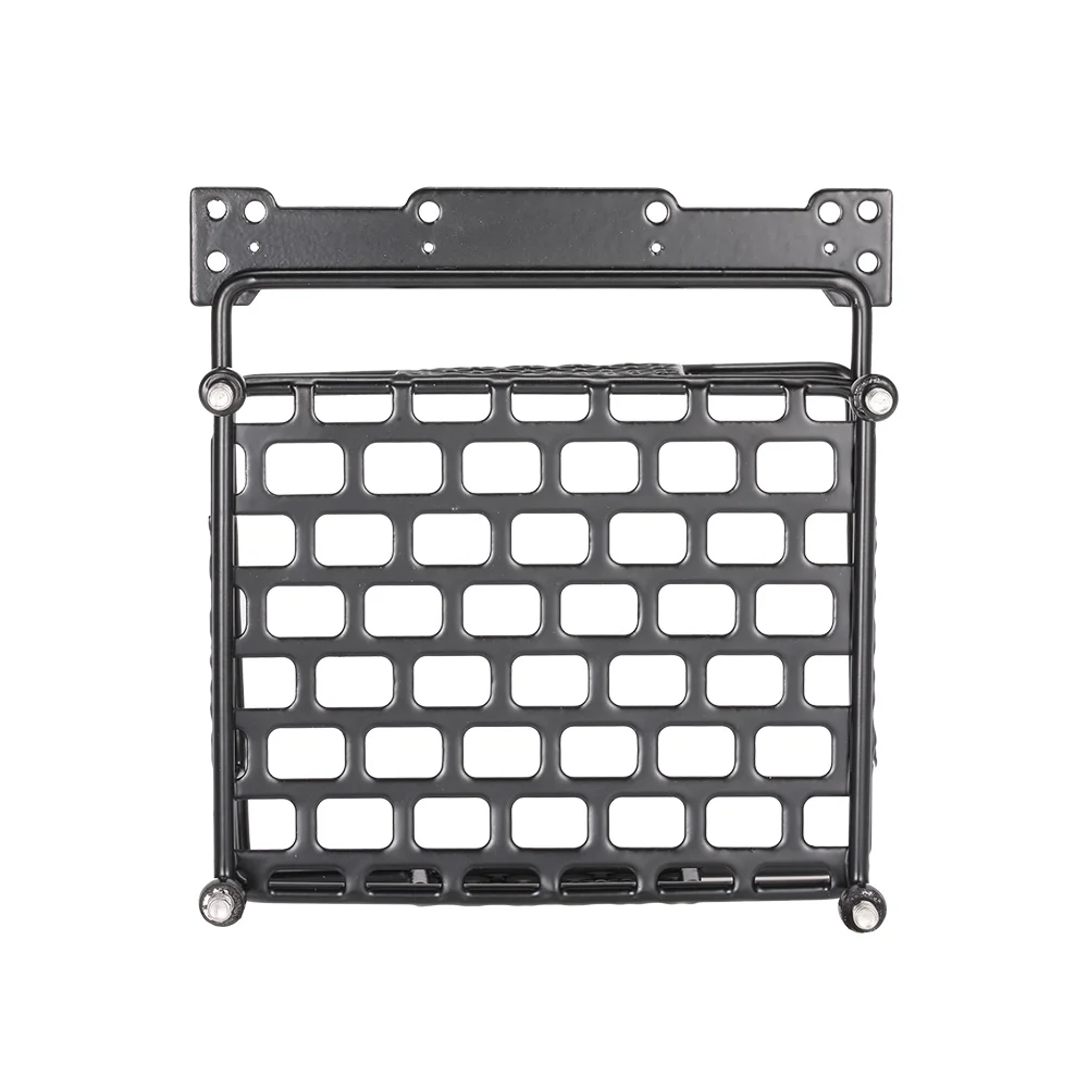 RC Rock Crawler Cars Roof Rack Luggage Carrier & LED Light Bar for RC Car 110 Truck TAMIYA CC01 CR01 AXIAL SCX10 RC4WD REDCAT (8)
