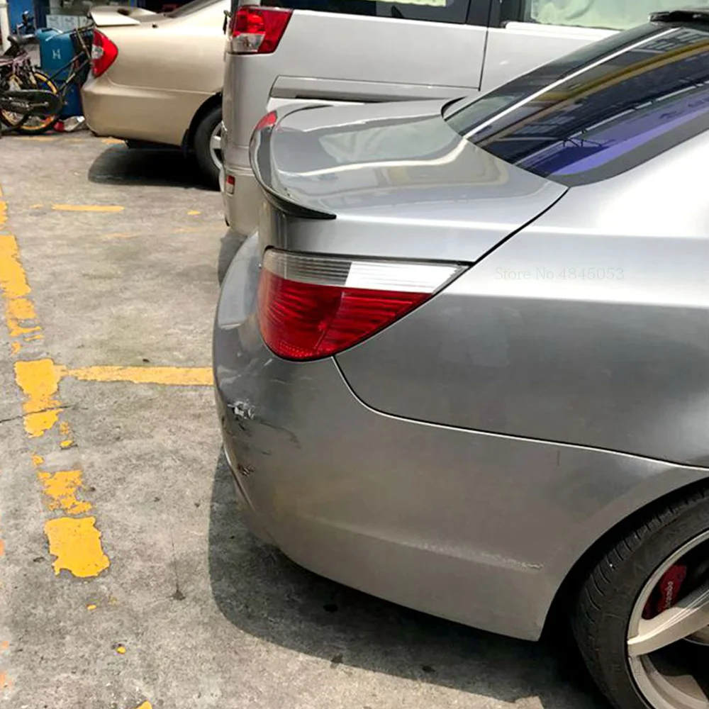 Черный Задний спойлер AITWATT для BMW E60 M5 520 525 528 535 2004 2010 материал АБС пластик заднего