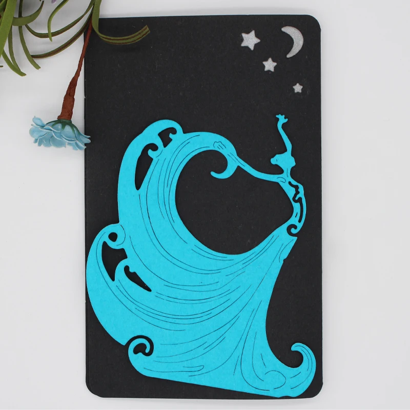 

New Arrival Elegant Dance Fairy Cutting Dies Stencil DIY Scrapbooking Photo Album Embossing Decorative Paper Card Craft 112x99mm