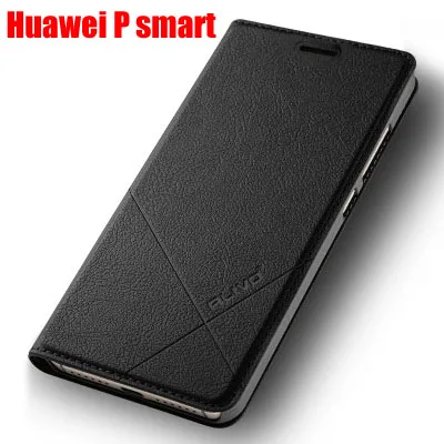 

For Huawei P Smart Case Leather Flip Mobile Phone Cases Luxury Protector Cover Huawei P Smart Flip Cover Couro Capa Coque #VO