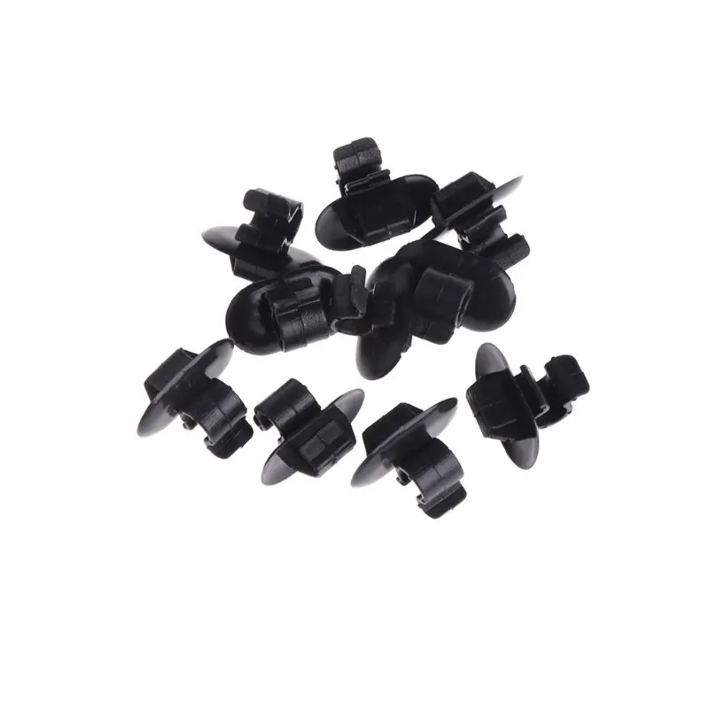 

Hot New 10 Pcs Auto Car Bonnet Stay Clip Plastic Fastener Holder For Citroen Peugeot Vauxhall Vivaro High Quality 10166