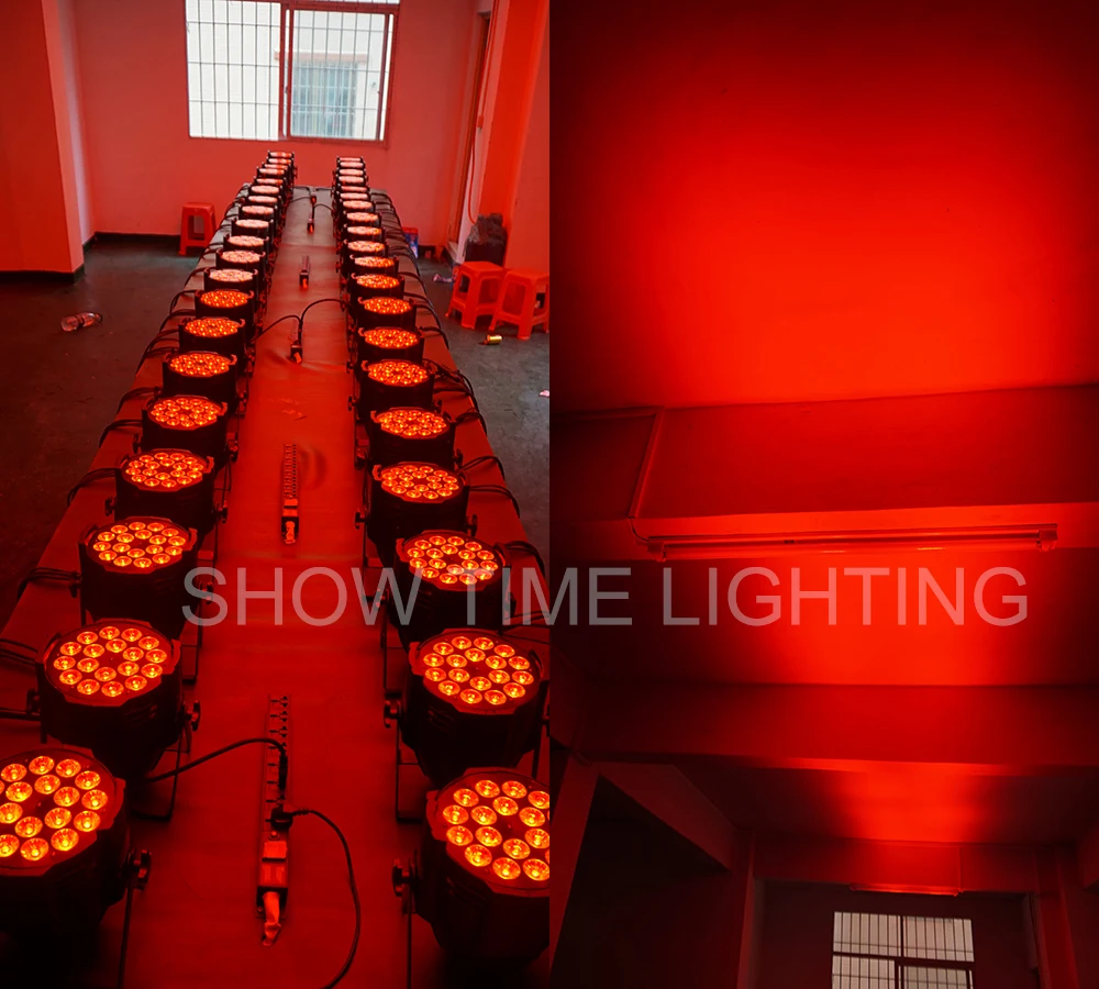 

(1pcs/lot) 18pcs * 10W 4 in 1 LED PAR stage color light Rainbow effect hand in hand DMX 512 control professional for performance