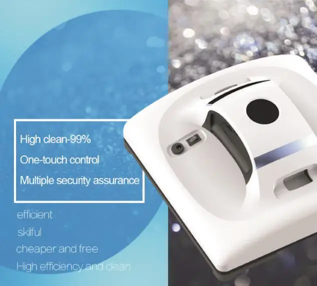 Magnetic inside outdoor high tall window cleaning robot X6 cleaner Automatic robot vacuum cleaner window cleaner