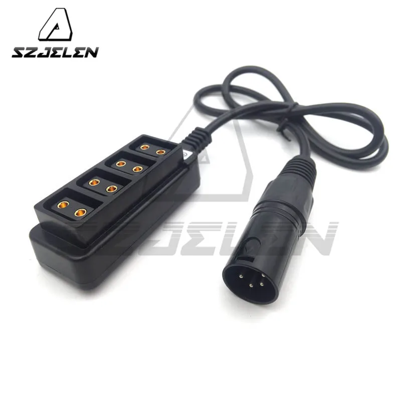 Xlr 4Pin Out Cavo Splitter Da 12V A 4 * P-Tap Per Fotocamera Blackmagic Ursa Mini Pro 4.6K 60Cm