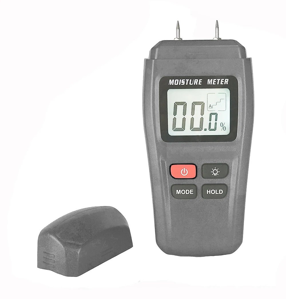 

MT-15 digital wood moisture meter LCD backlight 1%~99% wood timber paper moisture humidity meter hygrometer