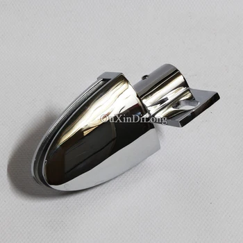 

High Quality 4PCS Brass Frameless Bathroom Shower Glass Door Hinges Freely Pivot Glass Clamps Hinge Install up and down