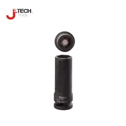 Jetech Cr-Mo 3/8 "dr. 6 Точка Метрическая Магнитная длинные глубокий гнездо влияние 6 мм 7 мм 8 мм 9 мм 10 мм 11 мм 12 мм 13 мм 14 мм 15 мм 16 мм 19 мм