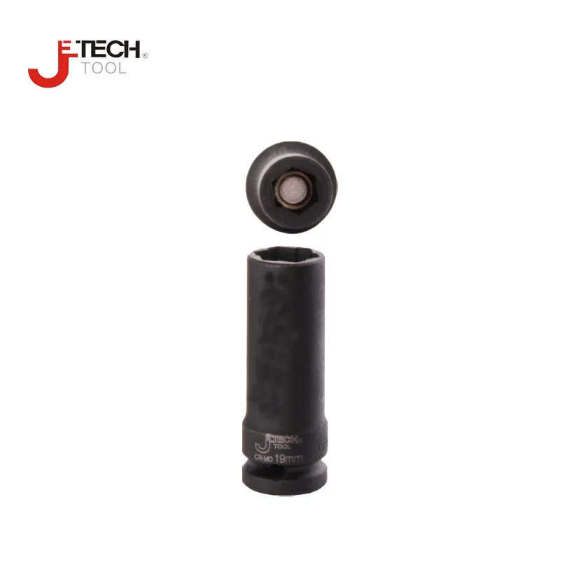 Jetech Cr Mo 3/8 &quotdr. Шеститочечная Метрическая Магнитная длинная ударная розетка 6 мм 7