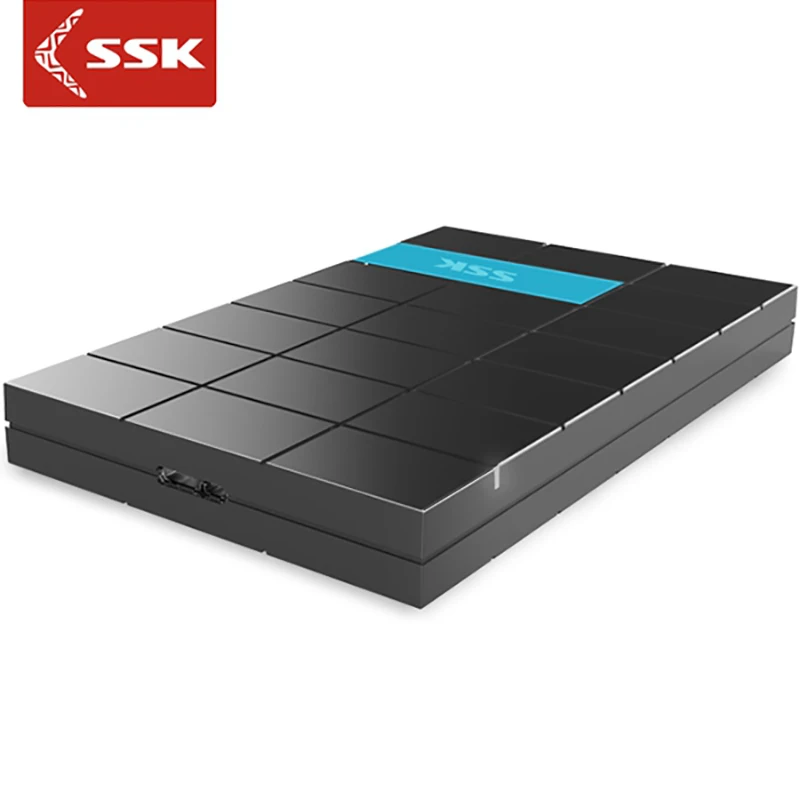 Новый SSK SHE080 Безвинтовой 2 5 дюймовый SATA внешний жесткий диск корпус адаптер чехол