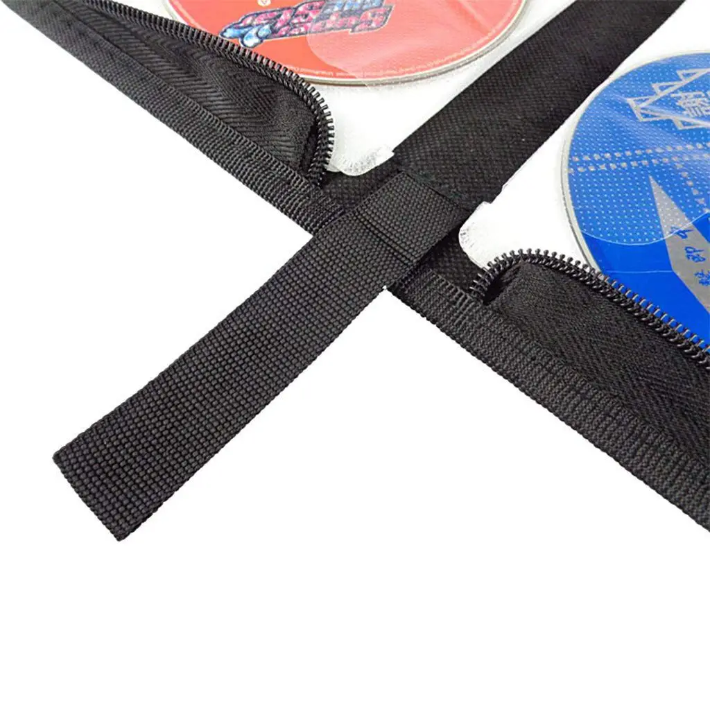 80 дисковый Портативный кожаный чехол для хранения на молнии CD DVD жесткого диска