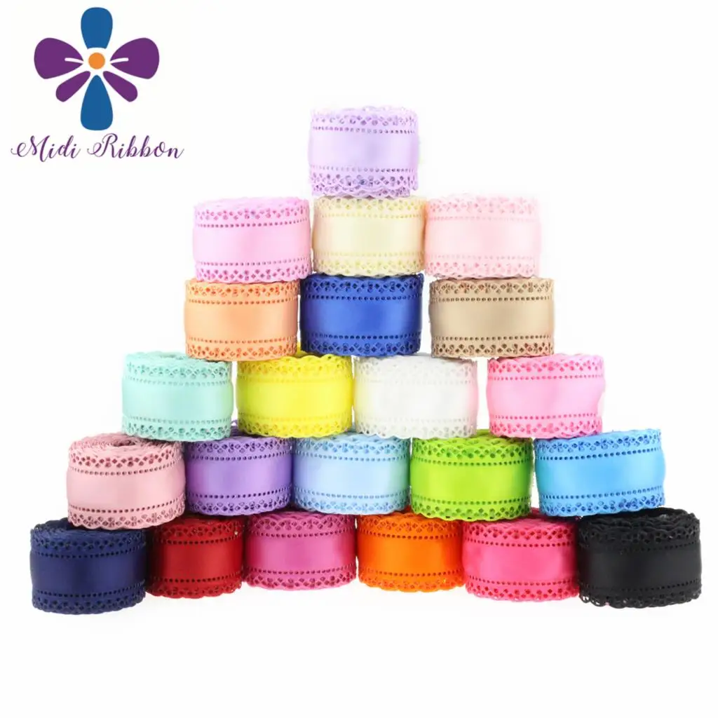 

1-1/8"30mm Double Face Solid Hollow Satin Ribbon Hair Accessories In Stock 100yards/roll DIY Party Decor Hair Bowknots Making