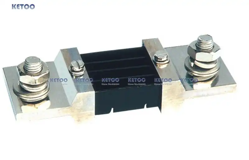 DC 500A 1000A 75mV шунтирующий резистор делитель тока 0-500A ампер Панель метр шунт Currect монитор для амперметра - изображение