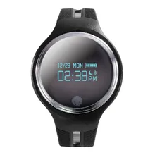 Белый/черный дизайн моды bluetooth Коврики Смарт часы наручные Водонепроницаемый 0.96 «oled для iOS и Android телефон