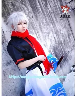 Бесплатная доставка Gintama косплей Серебряная Душа Женский костюм для косплея|cosplay