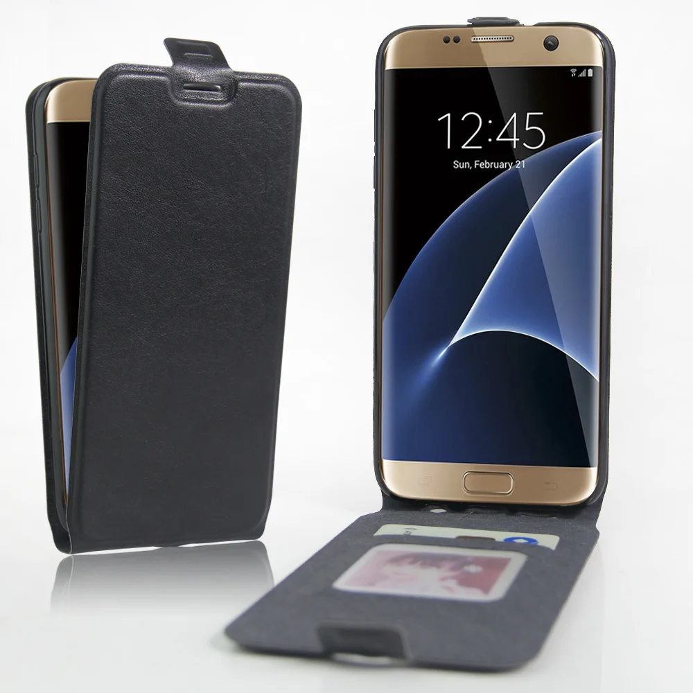Для Samsung Galaxy S7 edge G935 G935F G935FD G935A Телефон Принципиально капа Роскоши PU Кожаный Чехол