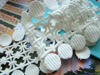 

off white cotton lace trim, cotton crochet trim lace, 10 yards