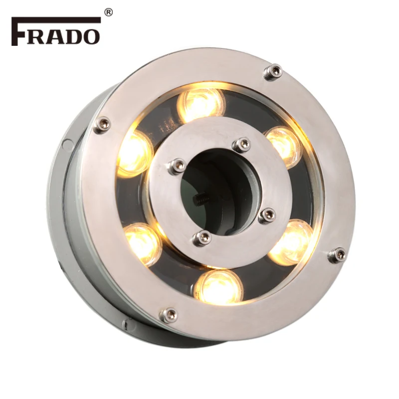 6w 9w 12w 15w 18W 12V подводный пруд Свет IP68 белый/теплый белый RGB светодиодный фонтан свет