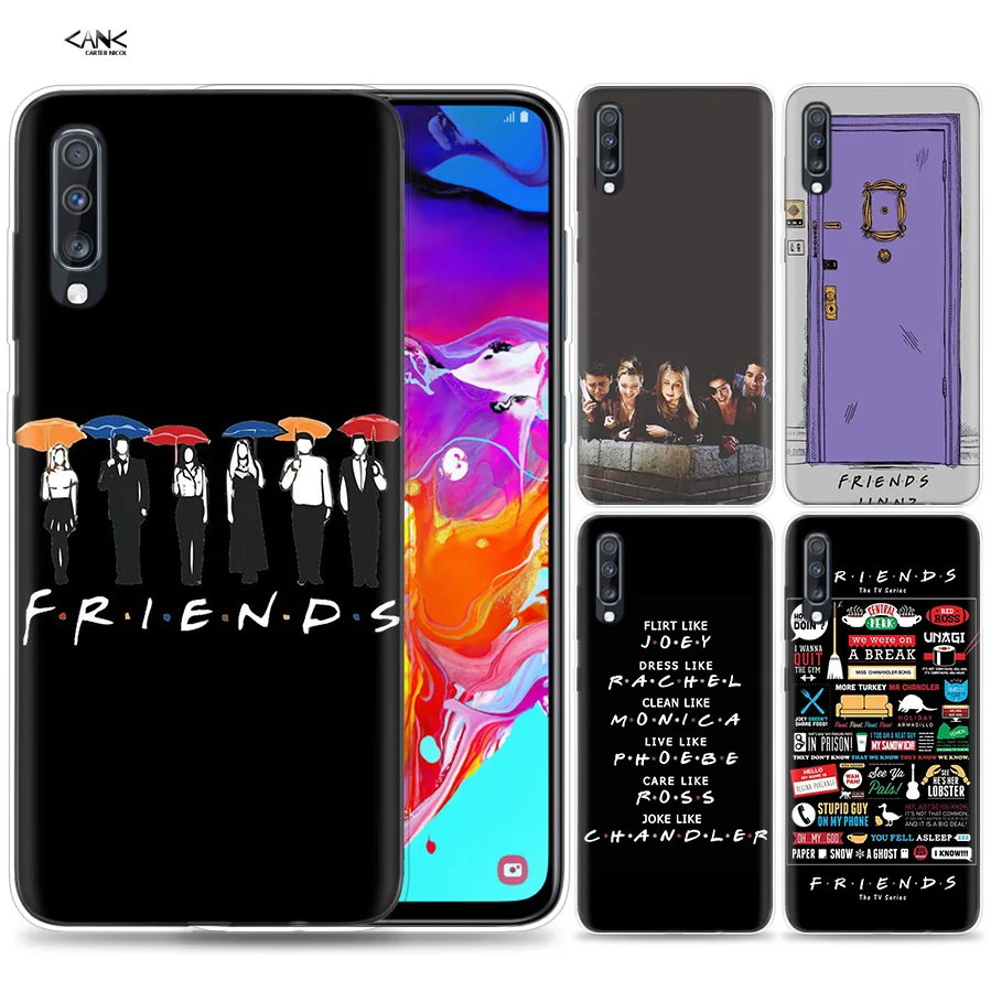 

Bags Case for Samsung Galaxy Mobile Phone A50 A70 A30 A20 J4 J6 J8 A6 A8 M30 A7 Plus 2018 Note 8 9 Friends Tv Show Funy Family C