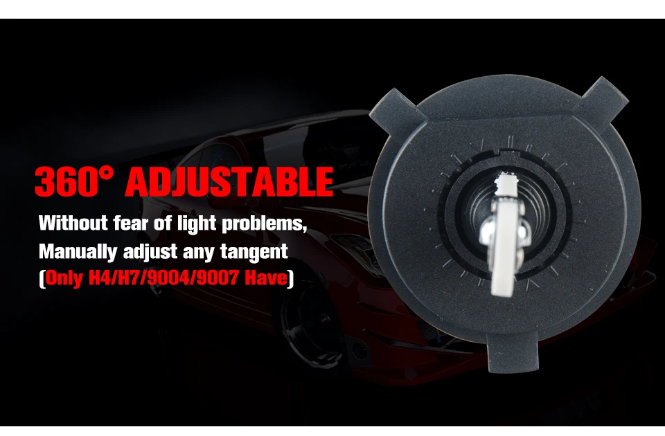 H4 Led H7 Mini Canbus Car LED Headlight lamp 8000LM H1 H11 9005 HB3 9006 HB4 H13 HIR2 12V 24V CSP 6500K 80W Auto Fanless Bulb  (4)