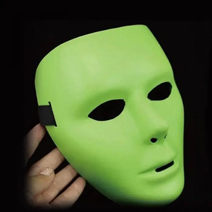 Jabbawockeez маска пластиковая светящаяся маска для всего лица Модные поппиновые танцевальные костюмы для команды вечерние реквизиты для Хэллоуина аксессуары SL