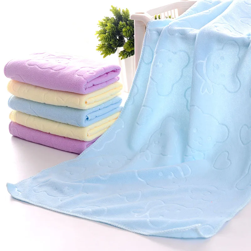 

Microfiber Towels Embossed Thick Soft Absorbent Ultrafine Fiber Towel Beach Bath Towel MDJ998