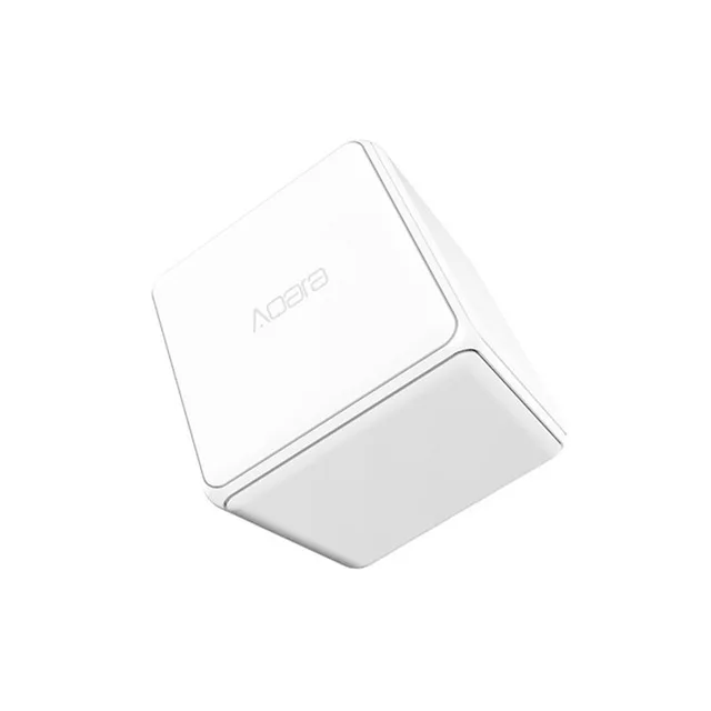 Xiaomi Aqara Magic Cube контроллер Zigbee версия управляется шестью мерами для умного дома устройство работает с приложением mijia Home - Цвет: Белый