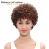 Rebecca Human Hair Wigs Brazilian Afro Kinky Curly Hair Wigs Short Human Hair Wigs For Black Women Wholesale Machine Made Cheap ► Photo 2/6