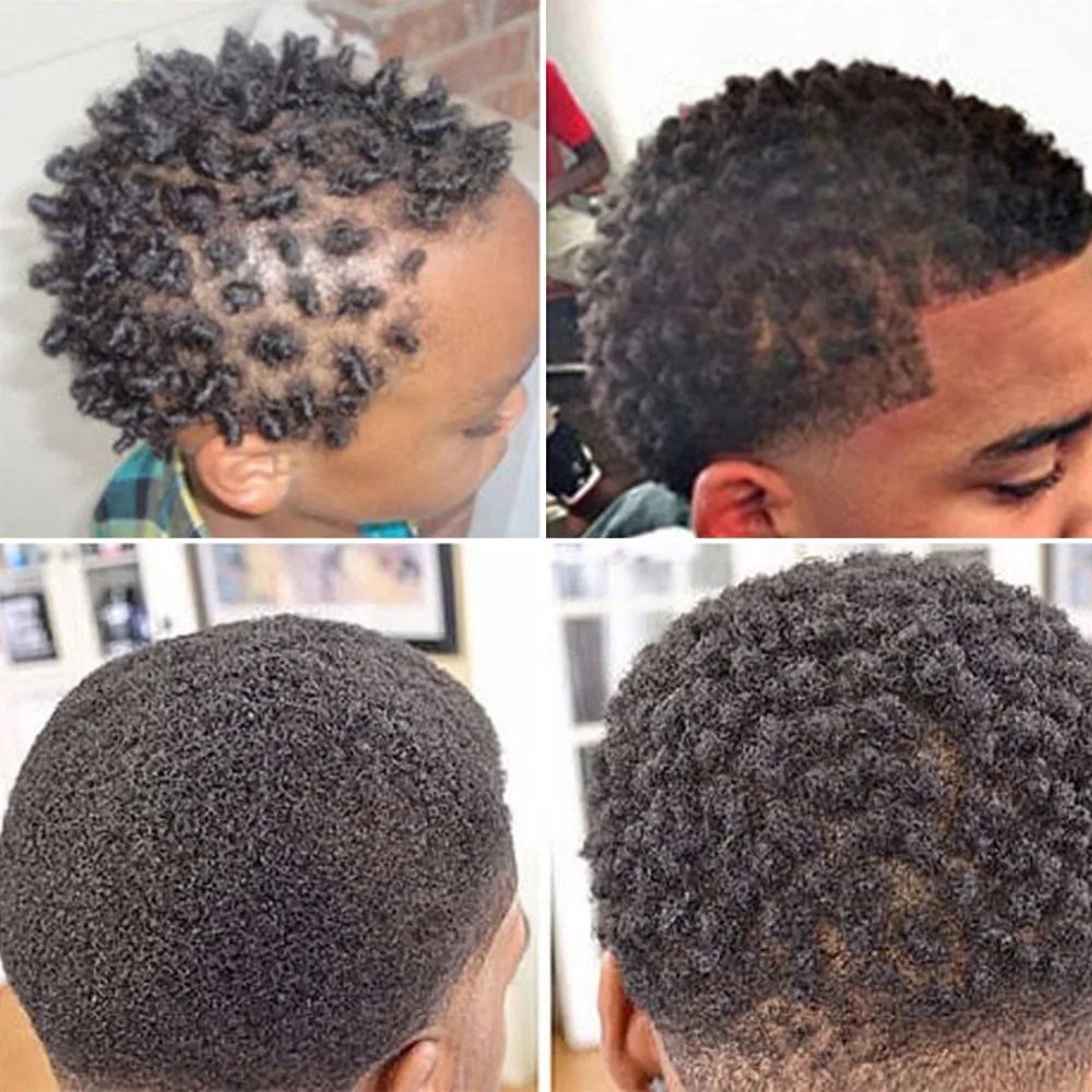 New Magic Hair Twist Sponge Ellipse Double Sides Black People